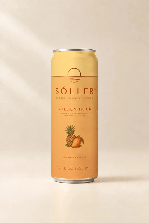 Sóller Golden Hour — Pineapple Mango sparkling energy can